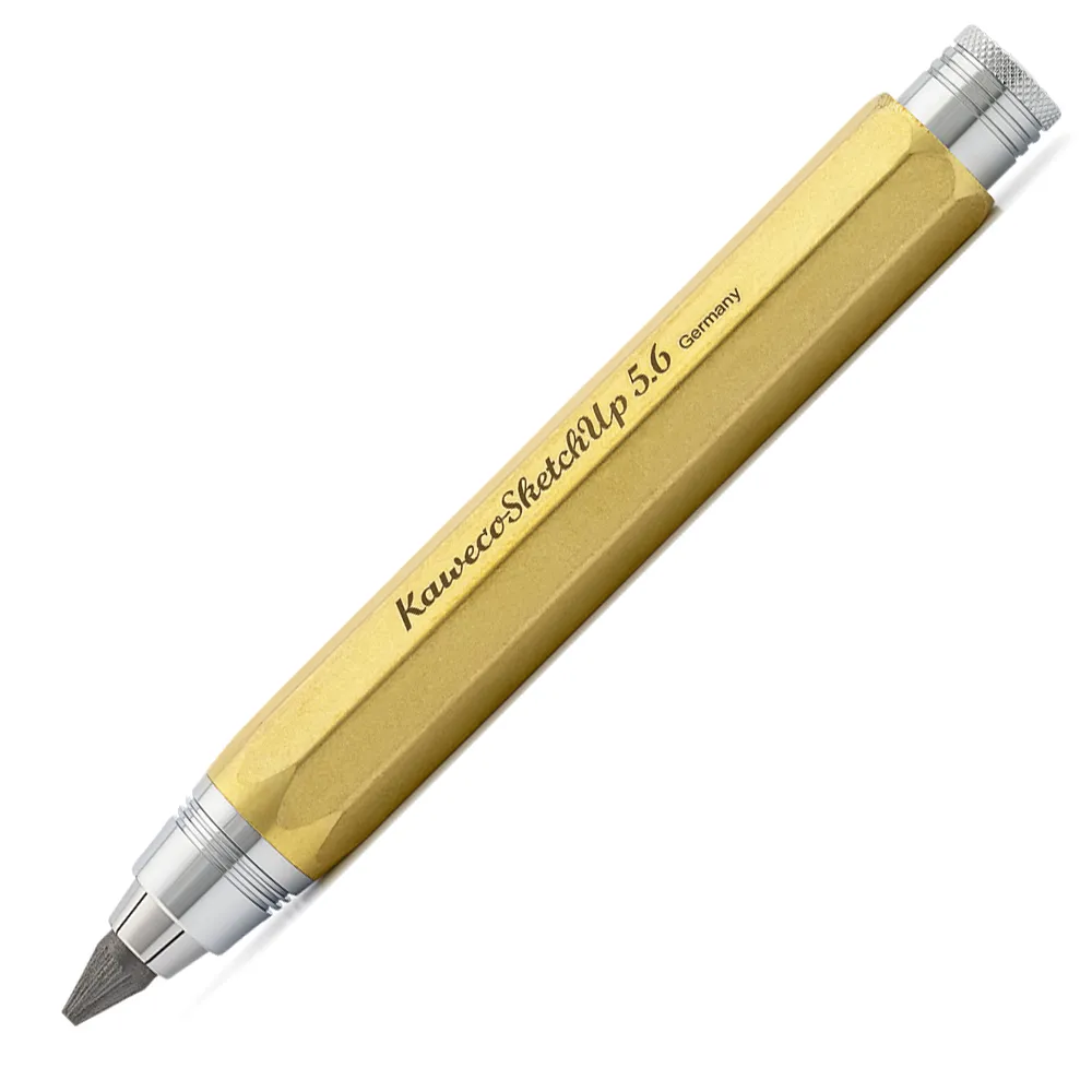 【KAWECO】素描鉛筆 黃銅原色 SKETCH UP BARSS Pencil 5.6 mm(草圖速繪)