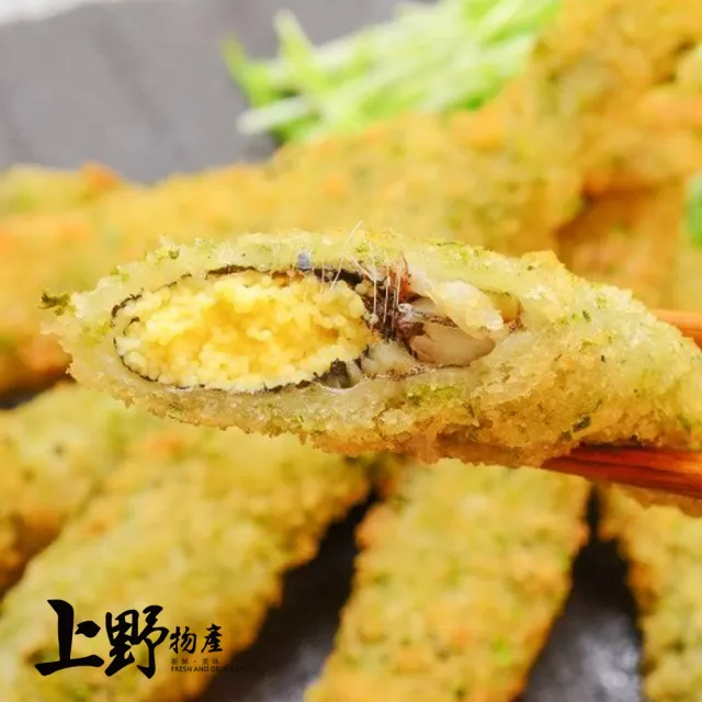 【上野物產】裹粉酥炸黃金抱卵柳葉魚 x4包(200g±10%/包)
