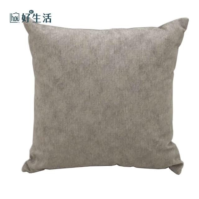 【hoi! 好好生活】台灣製質感沙發布抱枕套45x45cm象牙米