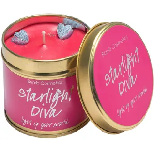 【福利品】星光女神 Starlight Diva Tinned Candle(Jimmy Choo女淡香、內容物梢變形)