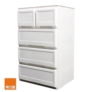 【特力屋】木紋四層櫃 收納櫃 置物櫃 寬55cm