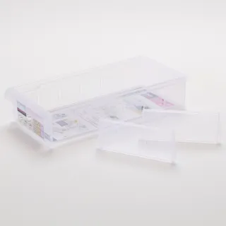 【特力屋】FINE 隔板整理盒  1.25L/26.6*12.*5.7cm LF3003