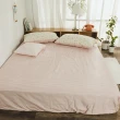 【絲薇諾】MIT精梳純棉 格紋 二件式 枕套床包組 布萊梅(單人加大)