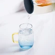 【KOTI 日安生活】藍色漸層耐熱玻璃水杯2入組(茶杯酒杯280ml)