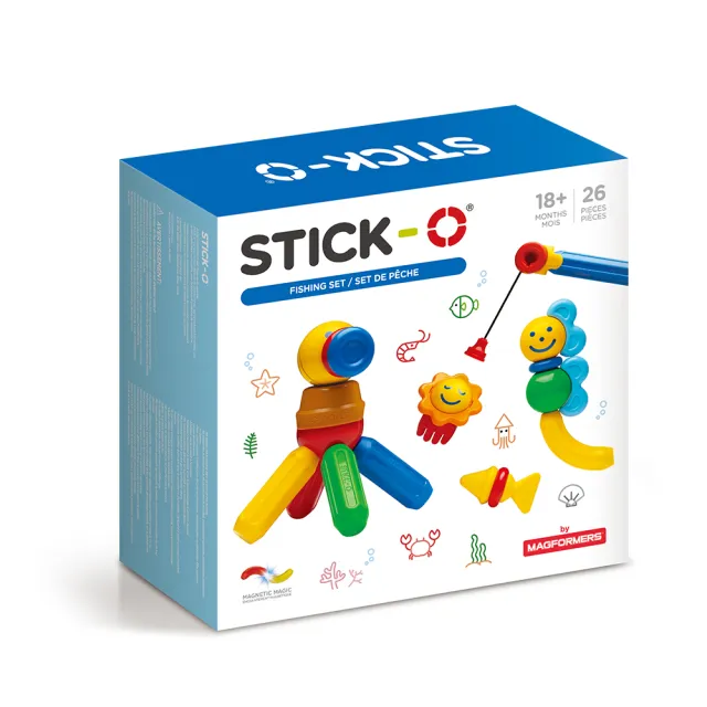 【Sticko】磁性棒-抓抓樂(2020新品上市)