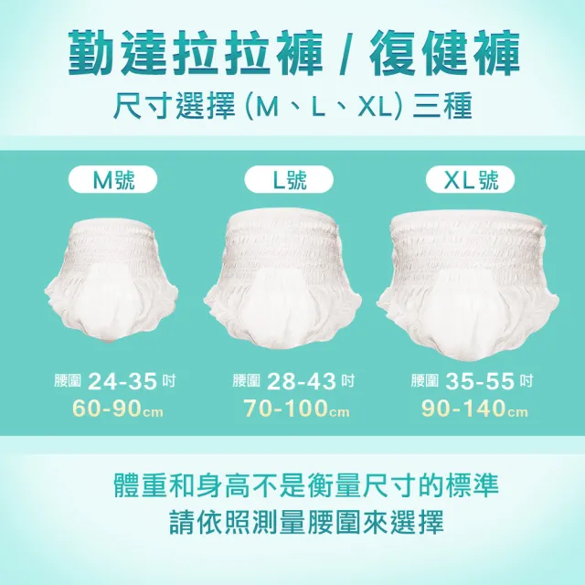 【勤達】親膚透氣原裝進口拉拉褲復健褲XL-30片(10片/包-共3包 -加大款)