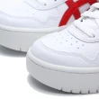 【asics 亞瑟士】休閒鞋 JAPANS 白紅 厚底 皮革 復古 運動 女(1202A024101)