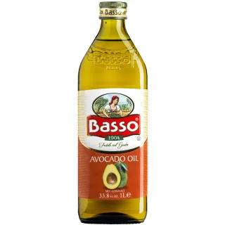 【BASSO 巴碩】義大利純天然酪梨油 1000ml x1瓶(適合高溫調理)