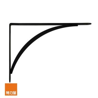 【特力屋】裝飾型板託6.5*9黑色一入 適用層板 深20cm