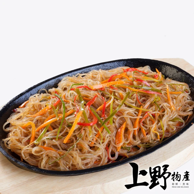 上野物產 台灣傳統製作 香辣炒冬粉 x2包(250g±10%/包 燒烤/火鍋)