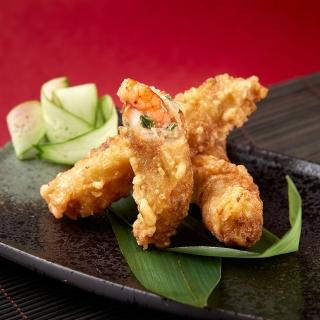 【鮮食家】興達港歐董魚丸蝦仁卷(490g/10條/盒)