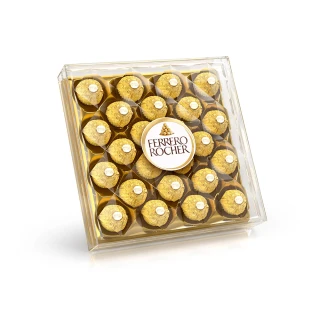 【金莎】金鑽禮盒24粒裝300g(巧克力/牛奶/可可)