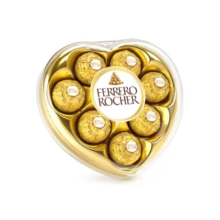 【金莎】經典巧克力8粒心型禮盒(100g)