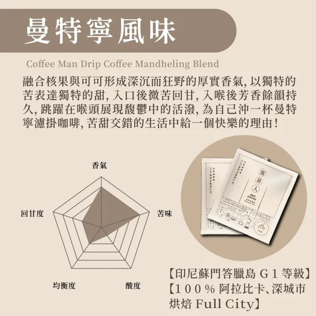 【珈琲人】五星SCAA咖啡評鑑師打造濾掛咖啡50入x1袋(9gx50入/袋)