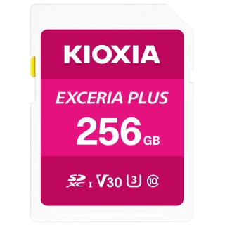 【KIOXIA  鎧俠】EXCERIA PLUS 256GB UHS-I V30 U3 SDXC 記憶卡