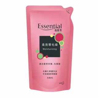 【Essential 逸萱秀】瞬效修護/鎖水潔淨系列 洗髮乳補充包550ml(多款任選)