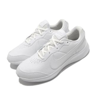 【NIKE 耐吉】休閒鞋 Varsity Leather 運動 女鞋 輕量 舒適 皮革 質感 簡約 穿搭 全白(CN9146-101)