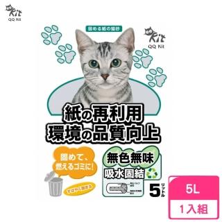 【QQ KIT】環保紙貓砂《原味》5L