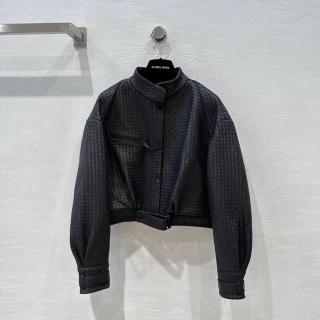 【巴黎精品】現貨+預購 皮衣外套真皮夾克(高階手工編織綿羊皮女外套a1dp4)