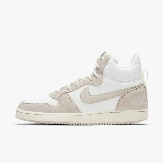 NIKE 耐吉NIKE 耐吉 1111特價 NIKE Court Borough Mid Prem 米白 高筒(844907-101 女鞋 米白)