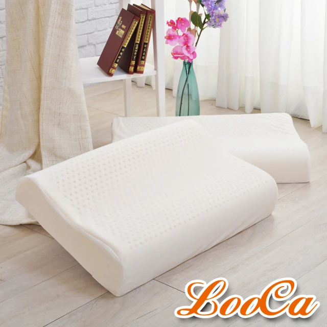 LooCa 特大型-頂級HT工學型乳膠枕(1入)折扣推薦