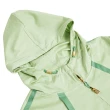 【ILEY 伊蕾】配色線條舒適透氣純棉連帽休閒外套1221024908(淺綠)