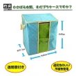 【月陽】49X43公分竹炭彩色透明視窗衣物收納袋整理箱(C65L)