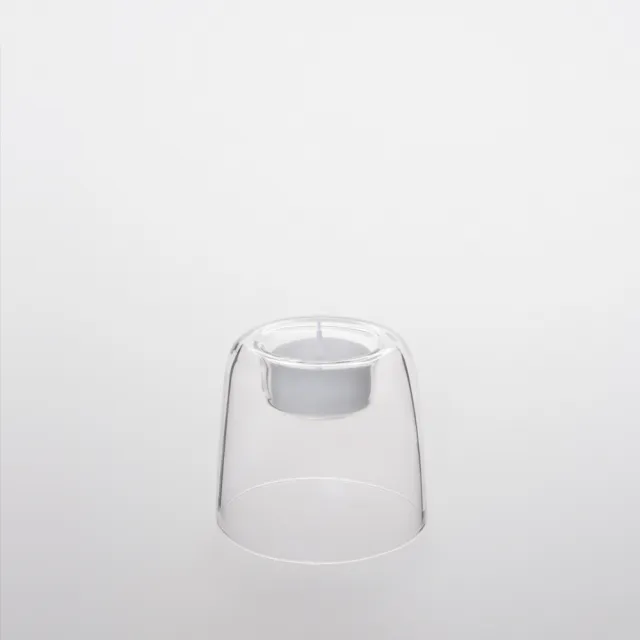 【TG】耐熱玻璃蠟燭台 70mm(蠟燭 燭台 耐熱玻璃)