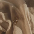 【CINCO】葡萄牙精品 Ellery earrings 24K金耳環 復古橢圓鎖鍊耳環(925純銀24K金)