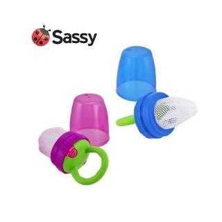 【美國 Sassy】寶寶的果肉學習棒-同色2入(加贈 替換網x4)