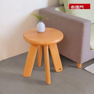 【有情門】STRAUSS Lab 大大茶几 直徑48cm(製作期為2-3週/實木/MIT/小圓桌/小茶几/床邊桌)