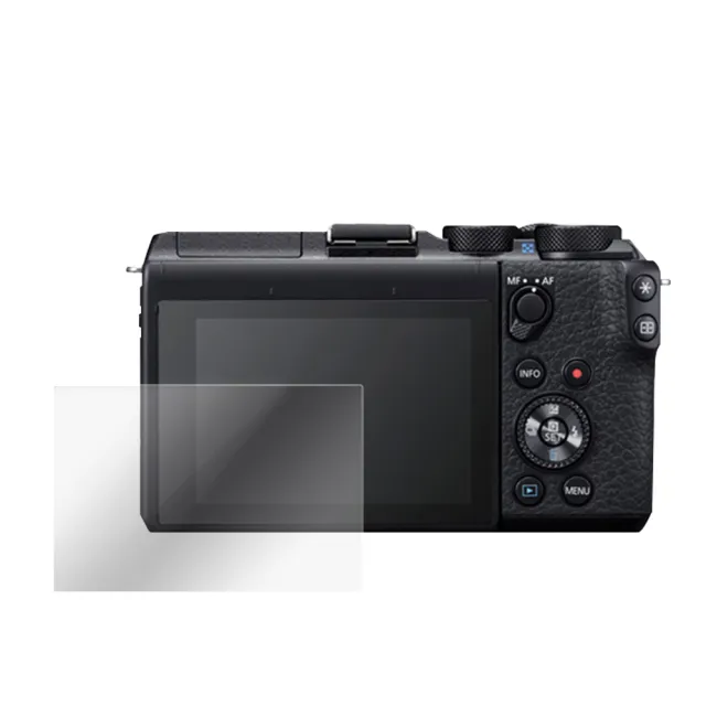 【Kamera 佳美能】for Canon EOS M6 Mark II 9H鋼化玻璃保護貼(M6II / 相機保護貼 / 贈送高清保護貼)