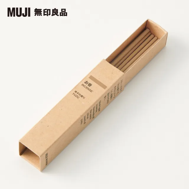 【MUJI 無印良品】線香/柚子香味/12支.長型