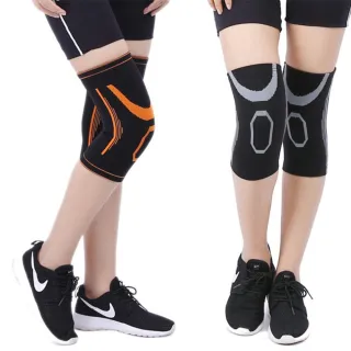 【A-ZEAL】專業運動高彈性尼龍護膝男女適用(立體編織保暖透氣SP7081-1入-快速到貨)