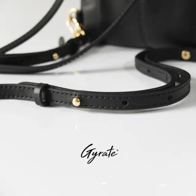 【Gyrate】經典皮革後背包(真皮、 全牛皮)