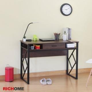 【RICHOME】艾倫110CM工業風書桌/電腦桌/辦公桌/工作桌/玄關桌(多功能用途)