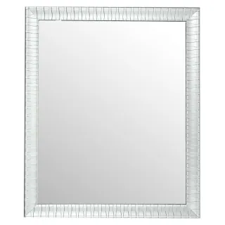 高級亮銀塑膠防水壁鏡