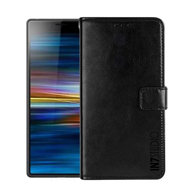 【IN7】SONY Xperia 10 ll 6吋 磁扣側掀瘋馬紋PU皮套