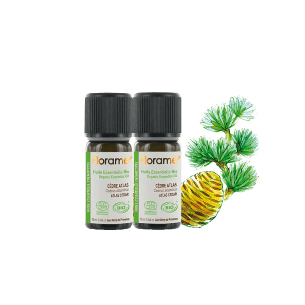 【Florame法恩】大西洋雪松精油10ml(2入組)