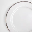 【HOLA】羅馬旋律骨瓷16件飯盤組微波金