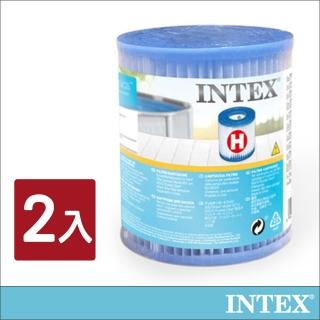 【INTEX】游泳池配件-簡易濾水器濾心桶(2入組 29007E)