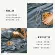 【BELLE VIE】純色刺繡 60支天絲特大涼被-經典灰藍(200x230cm)