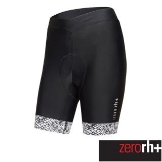 【ZeroRH+】義大利ELITE精英系列女仕專業自行車褲-20公分(黑/白 ECD0737 81P)