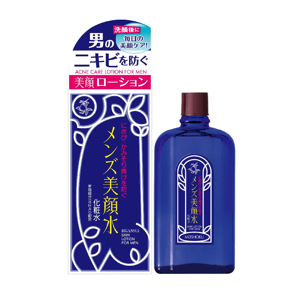 【MEISHOKU 明色】男性用美顏水(水楊酸 日本製 90ml)