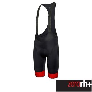 【ZeroRH+】義大利LOGO系列男仕專業自行車褲(黑/紅 ECU0710 R97)