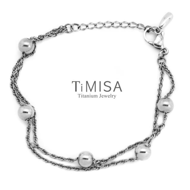 【TiMISA】轉圈圈 純鈦手鍊