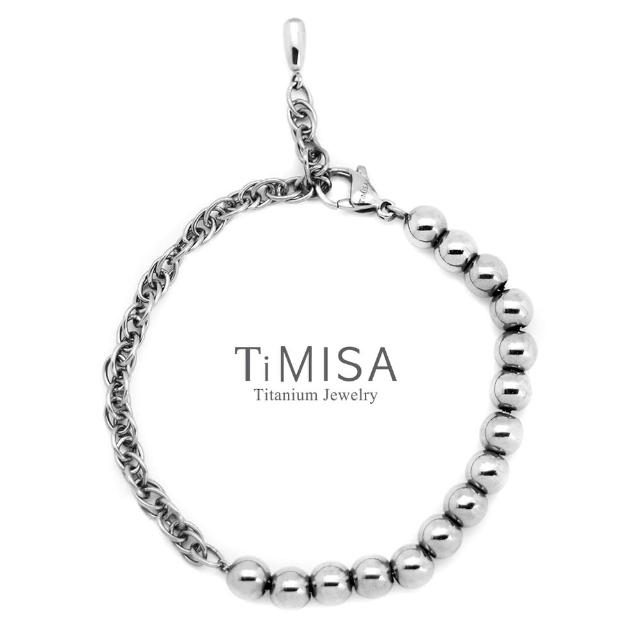 【TiMISA】珍珠心　純鈦手鍊