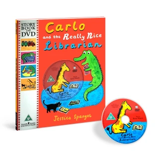 【iBezt】Carlo and the Really Nice Librarian(story book DVD)
