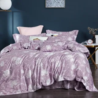 【ASHLYNA 愛希琳娜】100%天絲植物花卉二件式床包枕套組蜜拉(單人)