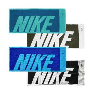 【NIKE 耐吉】Nike Jacquard Towel 35x80cm 運動 毛巾 吸汗 柔軟 黑白(N1001539036MD)